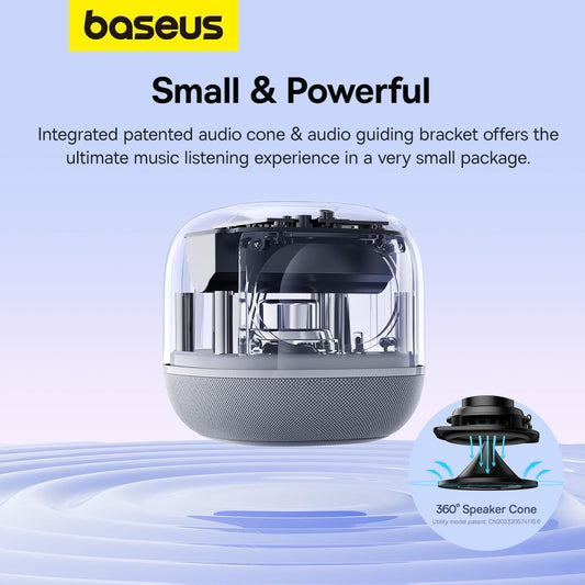 Bluetooth-højttaler Baseus AeQur V2, Hvid