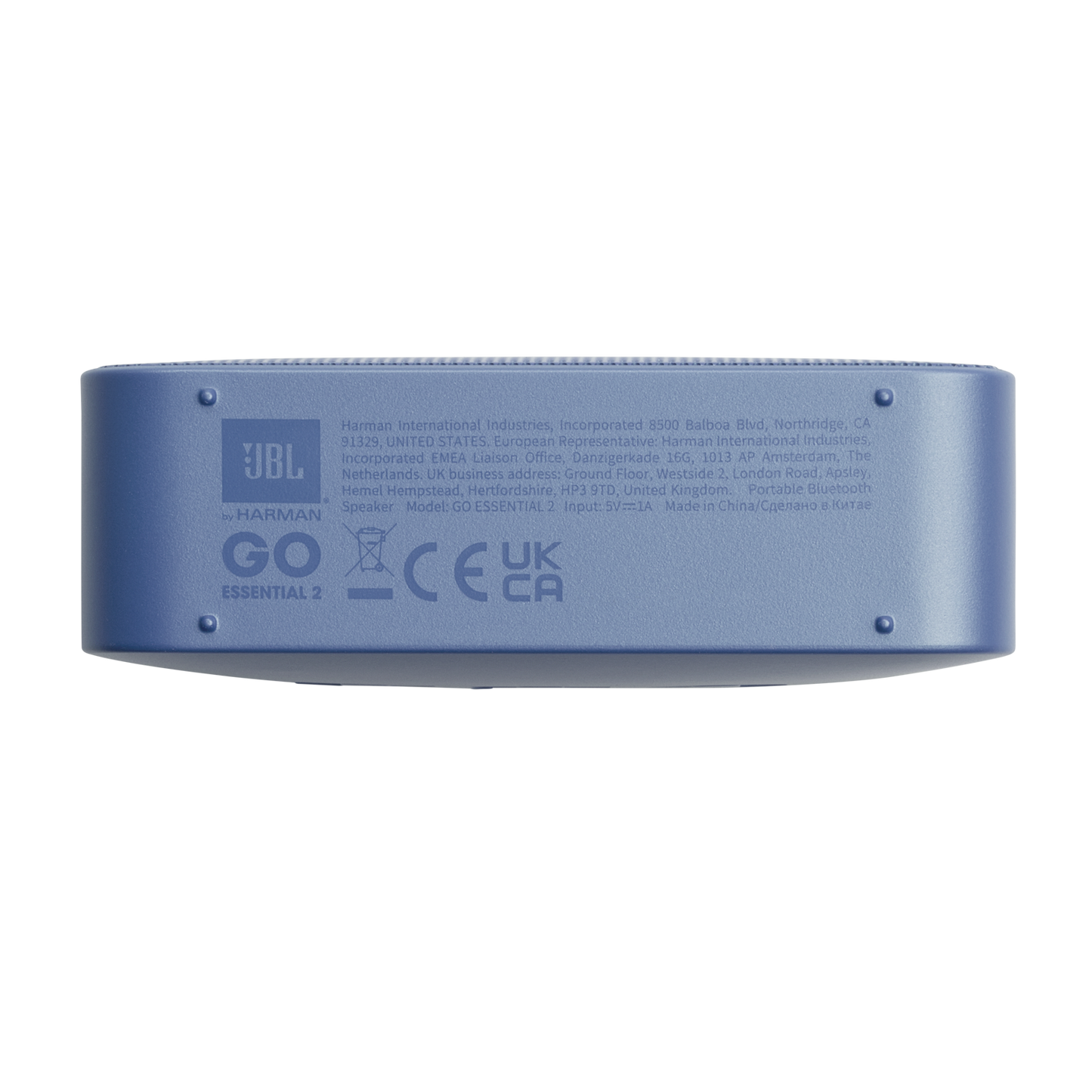 Bærbar Bluetooth-højttaler JBL Go Essential 2, 3.1W, Pro Sound, Vandtæt, Blå JBLGOES2BLUCN