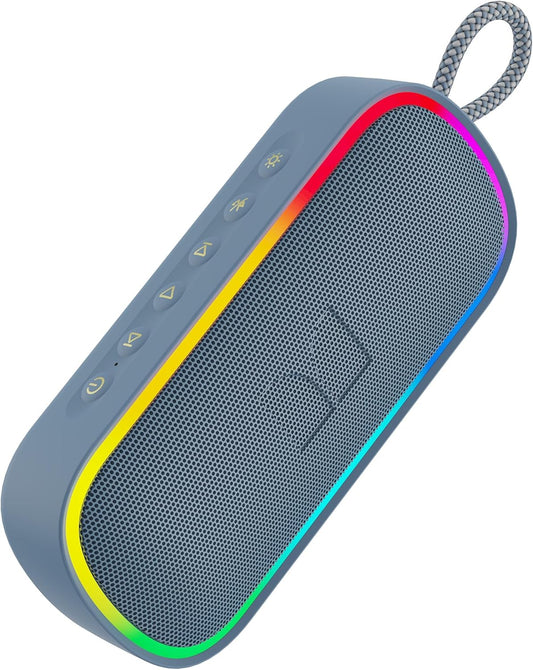 Bluetooth Monster S150 Plus bærbar højttaler, 40W, TWS, RGB, vandtæt, blå