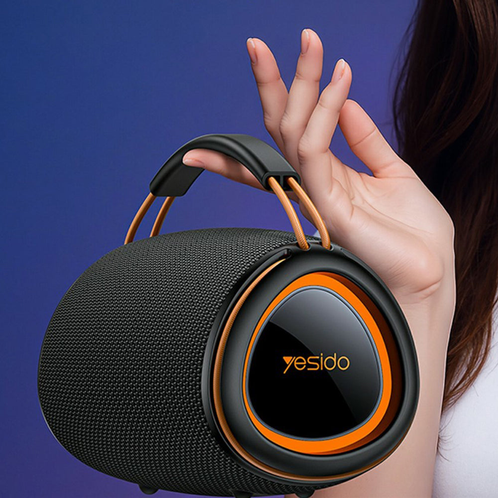 Bærbar Bluetooth-højttaler Yesido YSW39, 20W, TWS, RGB, Sort