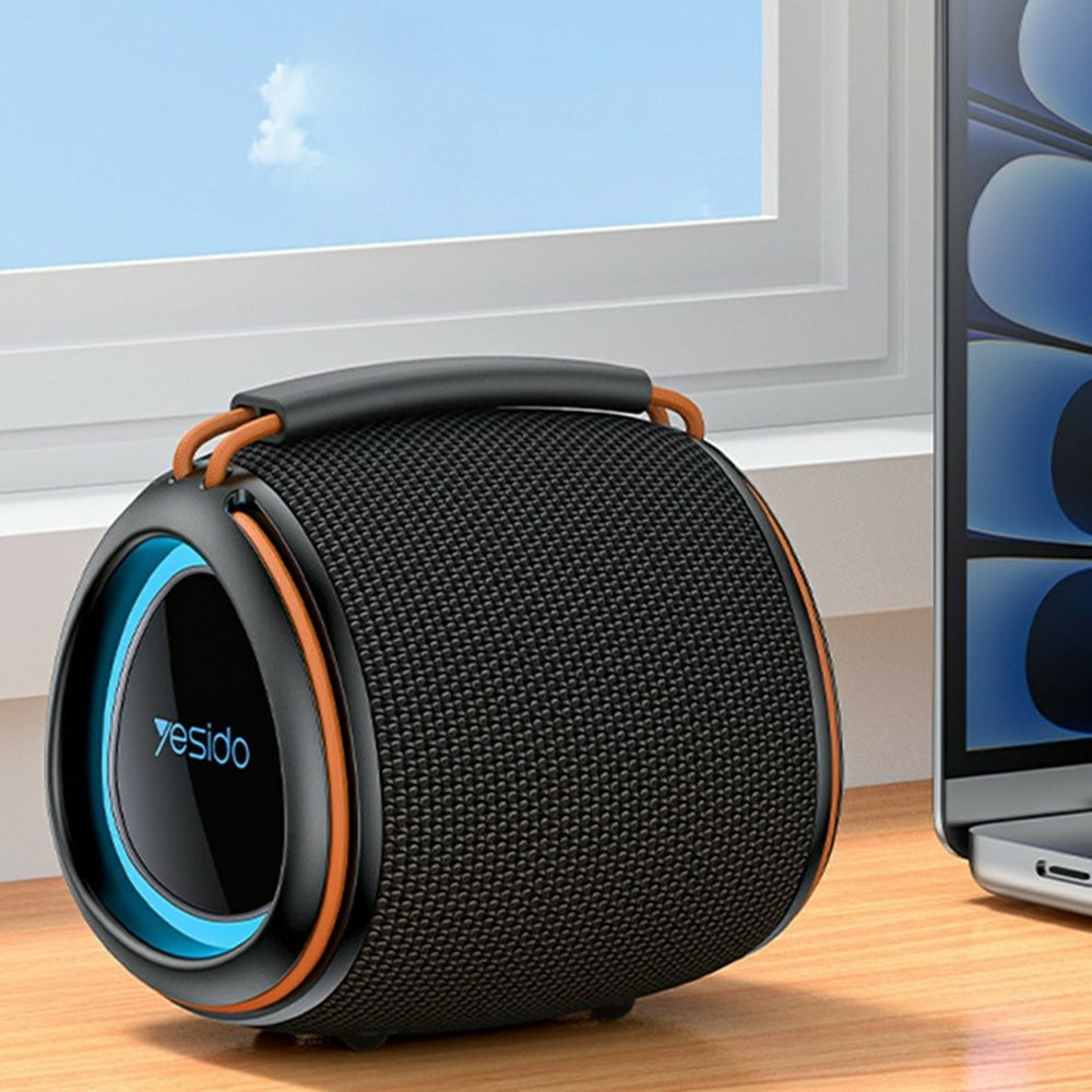 Bærbar Bluetooth-højttaler Yesido YSW40, 8W, RGB, Sort