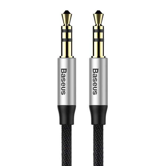 Lydkabel 3,5 mm - 3,5 mm Baseus Yiven M30, 1,5 m, sort
