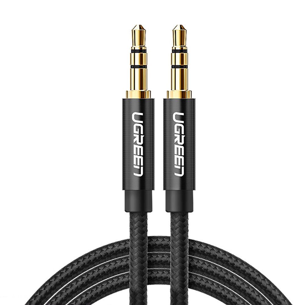 Audio Kabel 3.5mm - 3.5mm UGREEN AV112, 1m, Sort