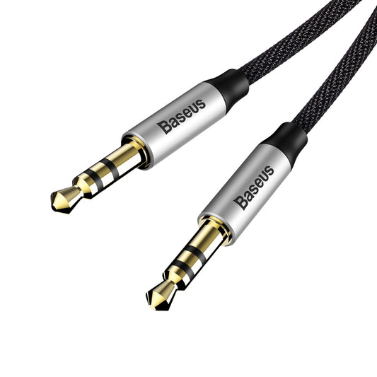 Lydkabel 3,5 mm - 3,5 mm Baseus Yiven M30, 1,5 m, sort