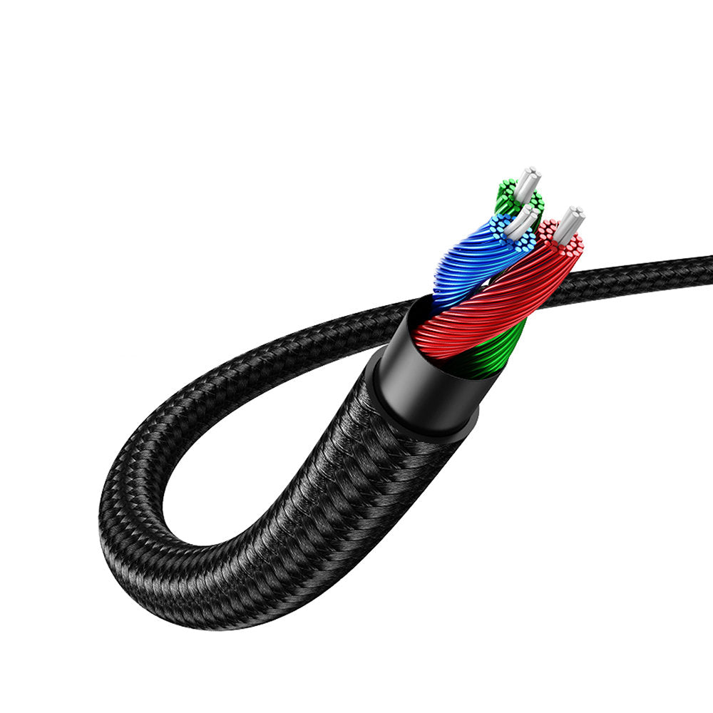 Audio Kabel 3.5mm - 3.5mm UGREEN AV112, 1m, Sort