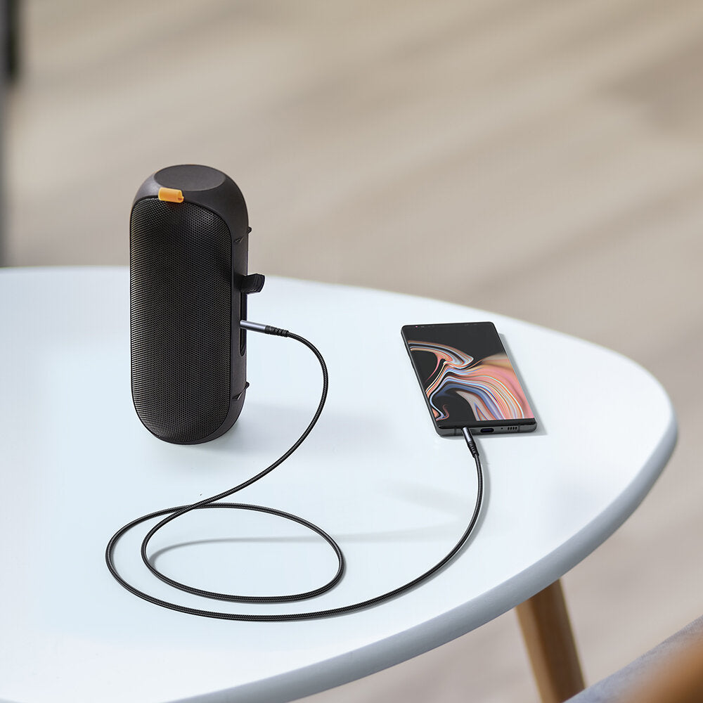 Audio kabel 3.5mm - 3.5mm Joyroom SY-A08, 1.2m, Sort