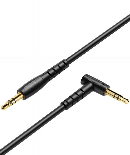Audio kabel 3.5mm - 3.5mm XO Design NB-R272, 1m, Sort