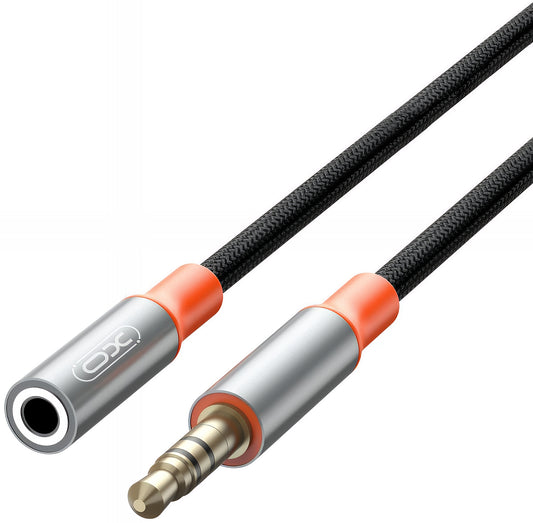 Audio kabel 3.5mm - 3.5mm XO Design NB-R269A, 1m, Sort