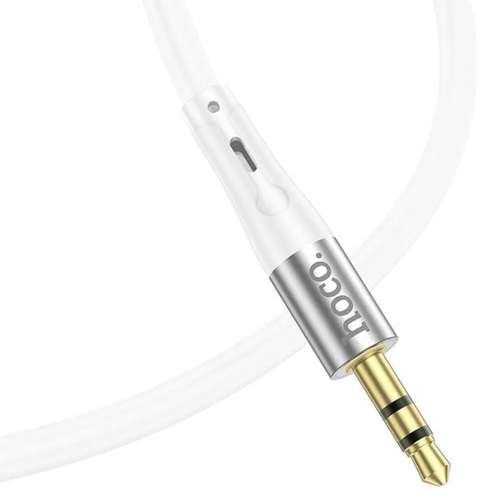 Lyd Kabel Lightning - 3.5mm HOCO UPA22, 1m, Hvid