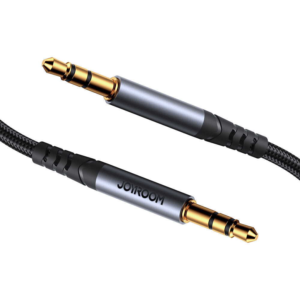 Audio kabel 3.5mm - 3.5mm Joyroom SY-A08, 1.2m, Sort