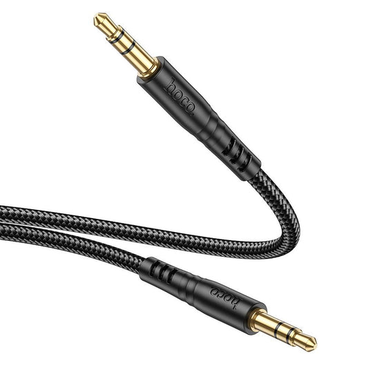 Audio kabel 3.5mm - 3.5mm HOCO UPA24, 1m, Sort
