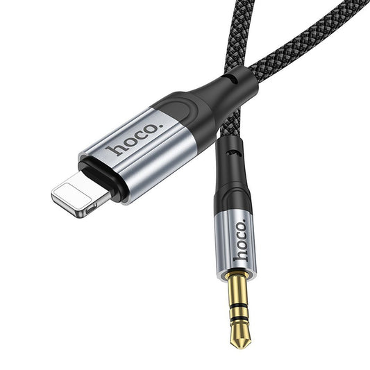 Lynkabel Audio Lightning - 3.5mm HOCO UPA26, 1m, Sort