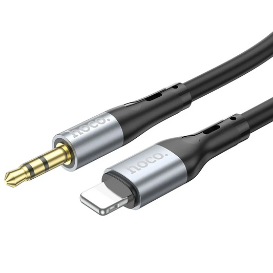 Audio kabel Lightning - 3.5mm HOCO UPA22, 1m, Sort