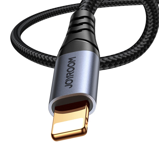Lightning Audio Kabel - 3.5mm Joyroom SY-A06, 1.2m, Sort