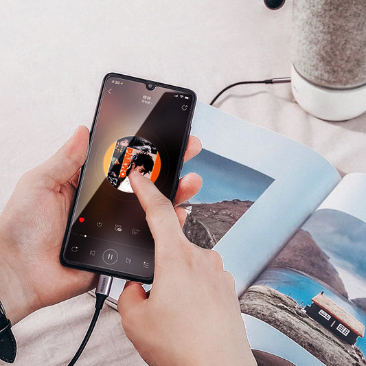 Audio Cable USB-C - 3.5mm UGREEN AV143, 1m, Grey