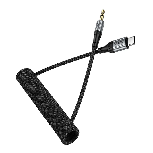Audio kabel USB-C - 3.5mm HOCO UPA33B, 1.5m, Sort