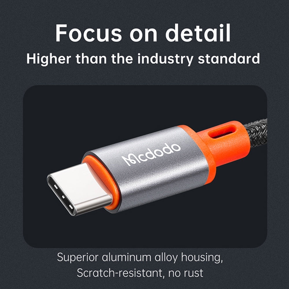 Audio Kabel USB-C - 3.5mm McDodo CA-0820 Castle, 1.2m, Sort
