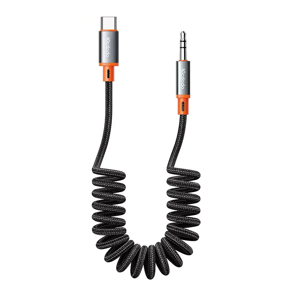 Audio kabel USB-C - 3.5mm McDodo CA-0900, 1,8m, Sort