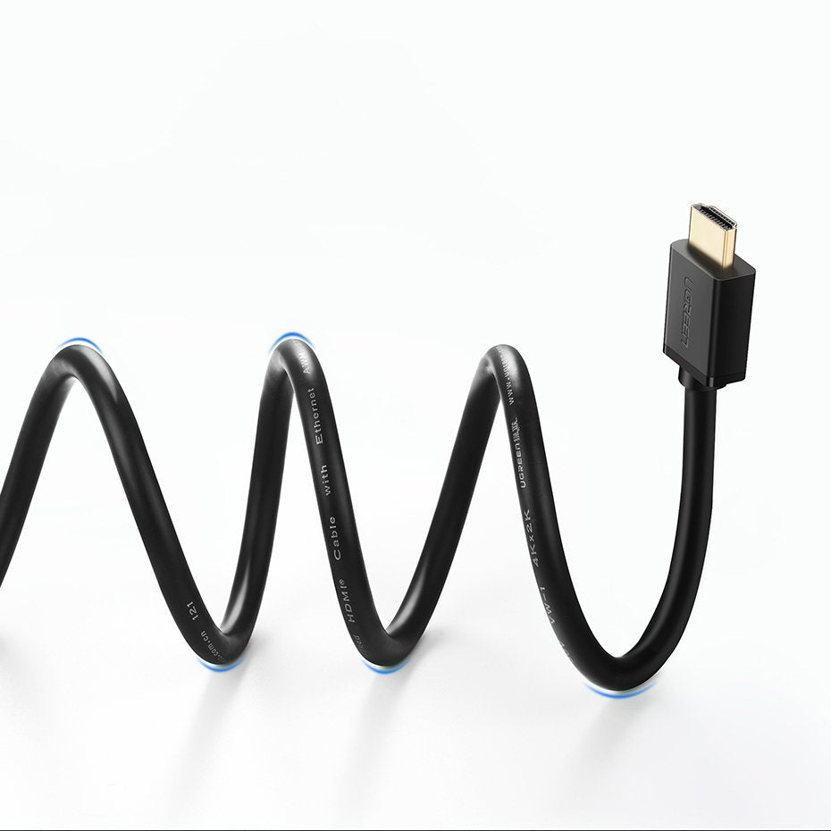 UGREEN HD104 videokabel, HDMI - HDMI, 4K, 3m, Sort