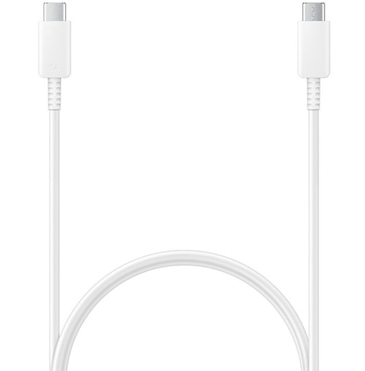 USB-C data- og opladningskabel - USB-C Samsung EP-DN975, 100W, 1m, hvid EP-DN975BWEGWW
