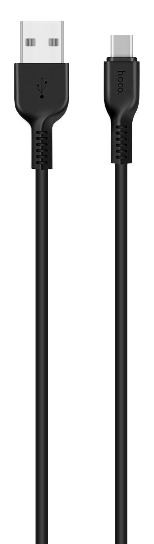 Data- og opladningskabel USB-A - USB-C HOCO Flash X20, 18W, 1m, sort