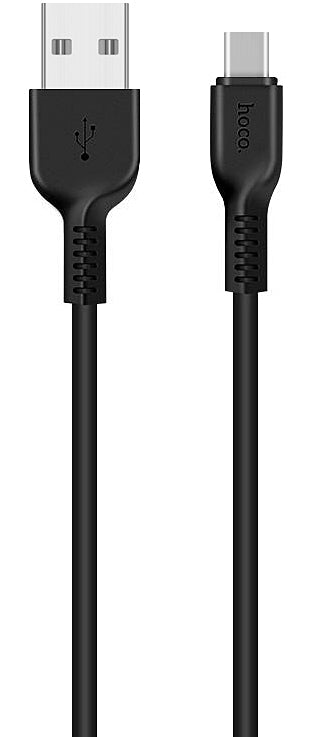 Data- og opladningskabel USB-A - USB-C HOCO X13 Easy, 18W, 1m, Sort