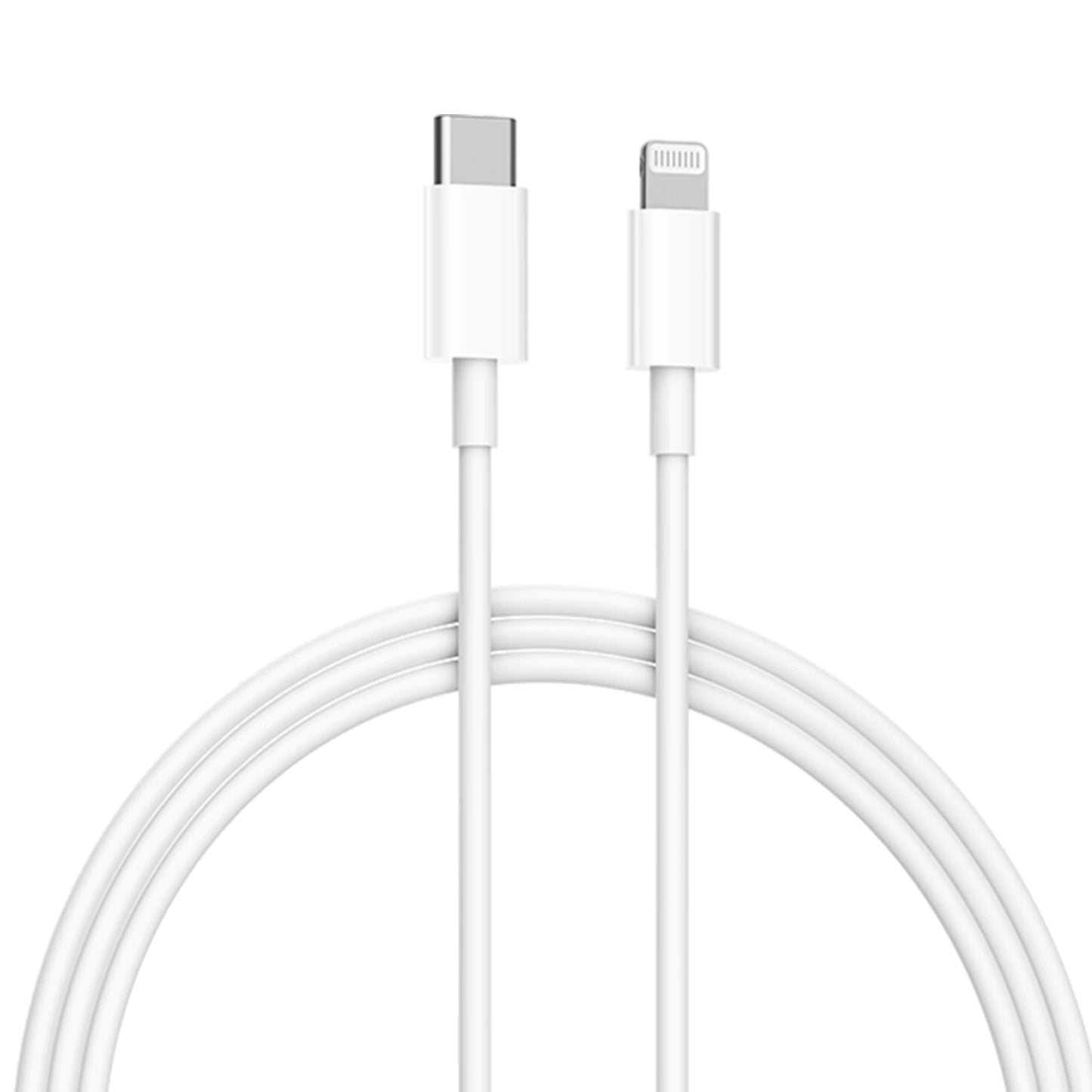 USB-C - Lightning Xiaomi Data og Opladningskabel, 18W, 1m, Hvid BHR4421GL