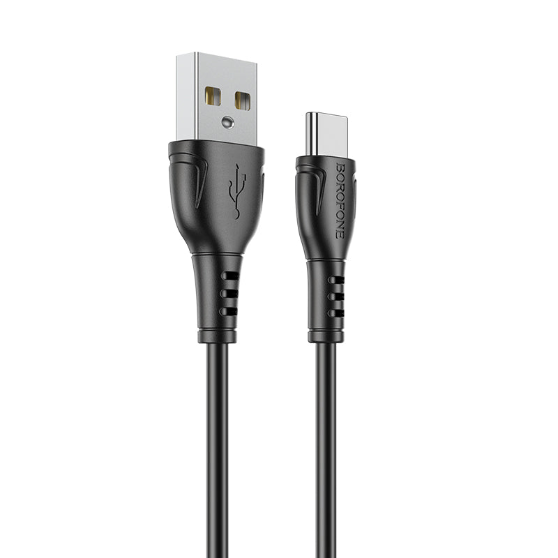 Data- og opladningskabel USB-A - USB-C Borofone BX51 Triumph, 20W, 1m, Sort