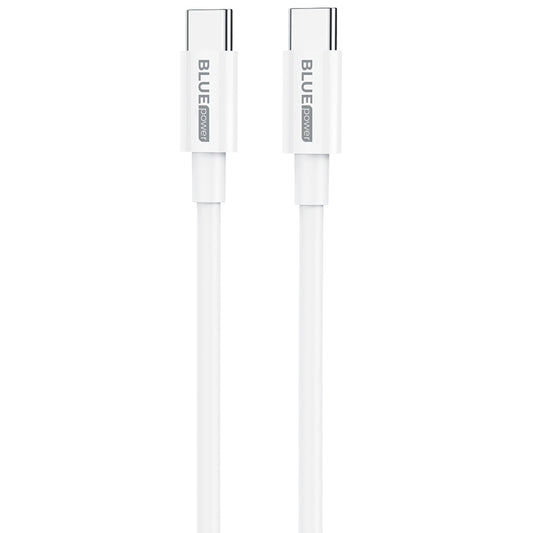 USB-C data- og opladningskabel - USB-C BLUE BLUE Power BBX44, 100W, 1m, hvid