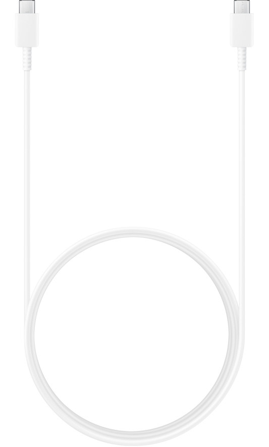 USB-C data- og opladningskabel - USB-C Samsung, 60 W, 1,8 m, hvid EP-DX310JWEGEU
