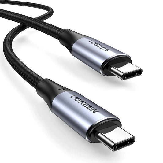 USB-C data- og opladningskabel - USB-C UGREEN US355, 100W, 1m, sort