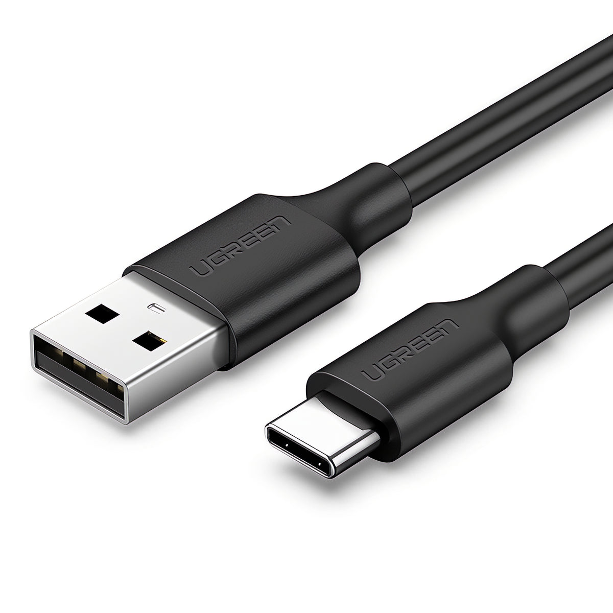 USB-A - USB-C Data og Opladningskabel UGREEN US287, 18W, 3m, Sort