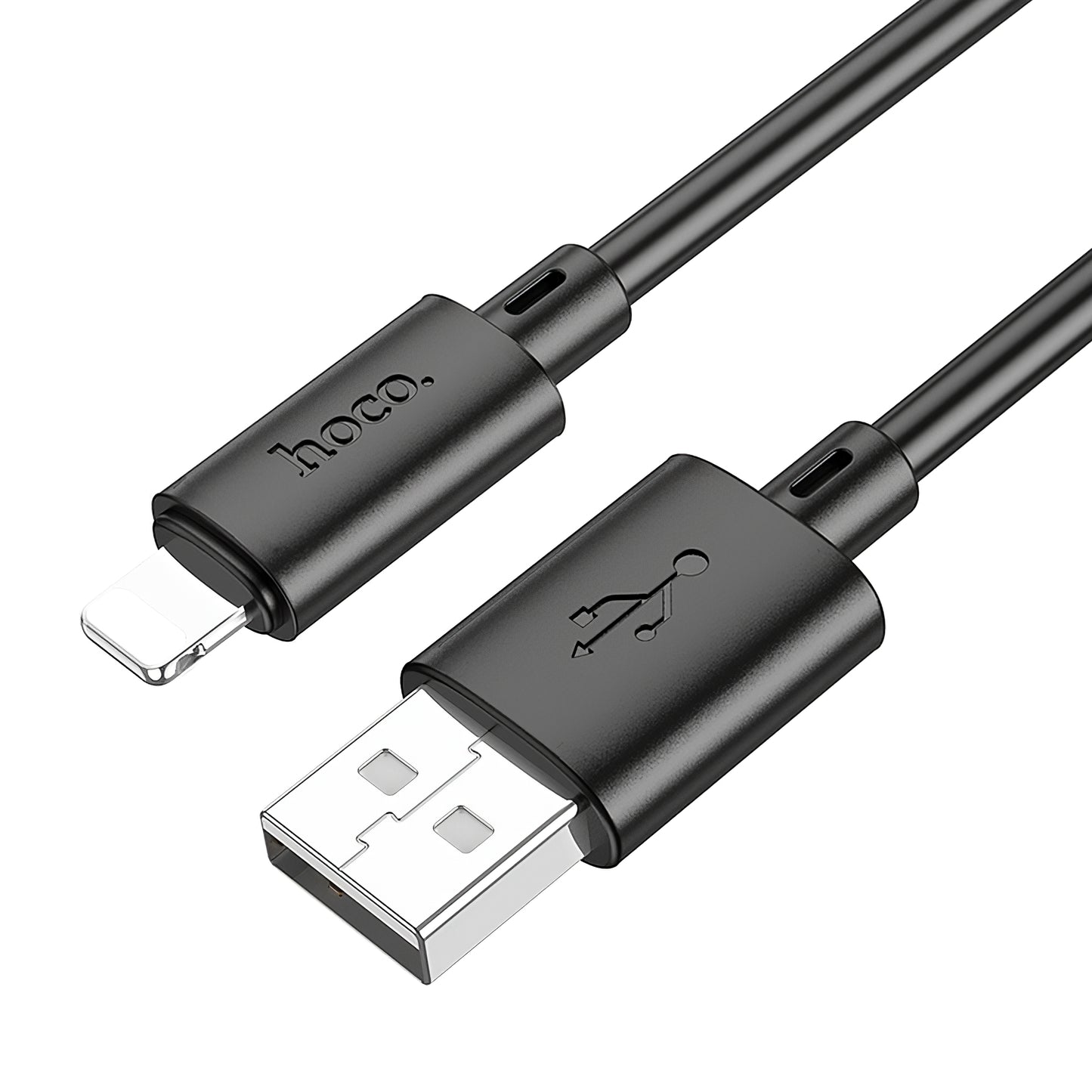 Data- og opladningskabel USB-A - Lightning HOCO X88, 18W, 1m, sort