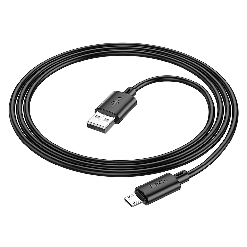 HOCO X88 USB-A - microUSB data- og opladningskabel, 18W, 1m, sort