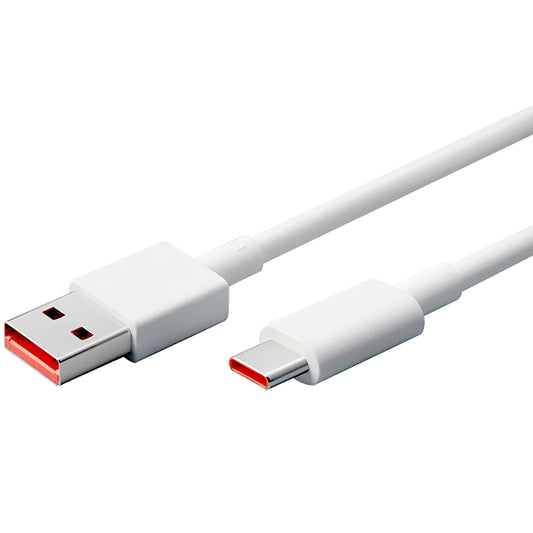 Data- og opladningskabel USB-A - USB-C Xiaomi, 65W, 1m, Hvid 45010000154S
