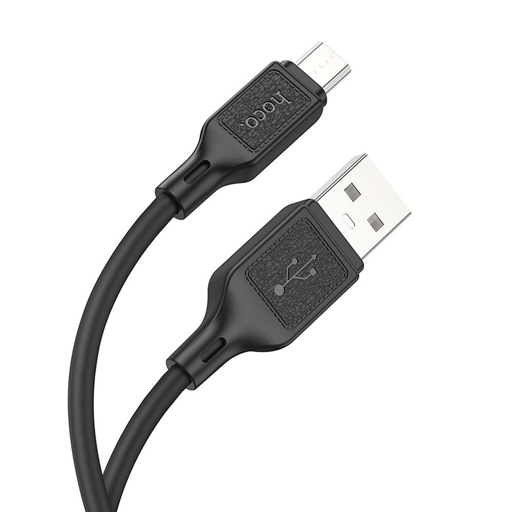 Data- og opladningskabel USB-A - microUSB HOCO X90, 18W, 1m, sort