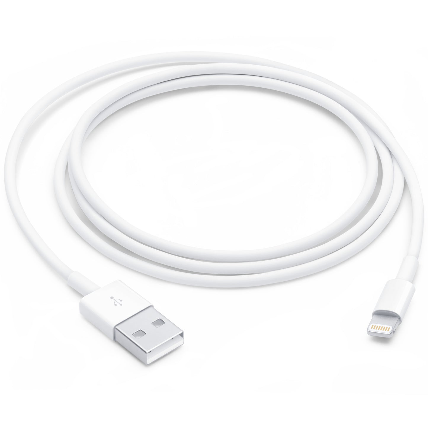 Data- og opladningskabel USB-A - Lightning Apple A1480, 18W, 1m, Hvid MUQW3ZM/A