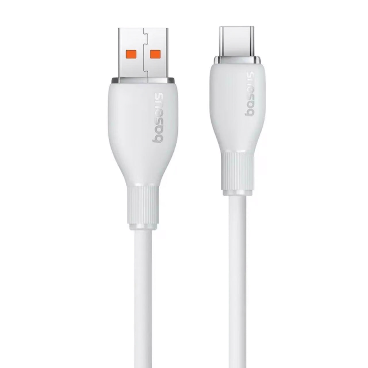 Data- og opladningskabel USB-A - USB-C Baseus Pudding, 100W, 2m, Hvid P10355703221-01