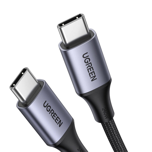 USB-C data- og opladerkabel - USB-C UGREEN US535, 240W, 2m, grå