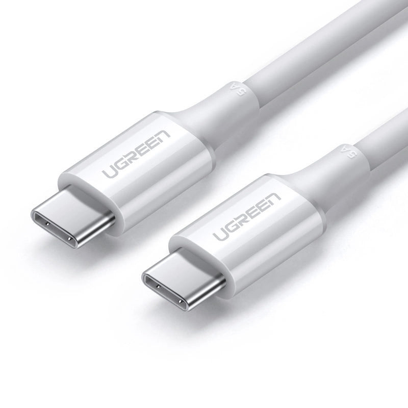 USB-C data- og opladerkabel - USB-C UGREEN US300, 100W, 1m, hvid
