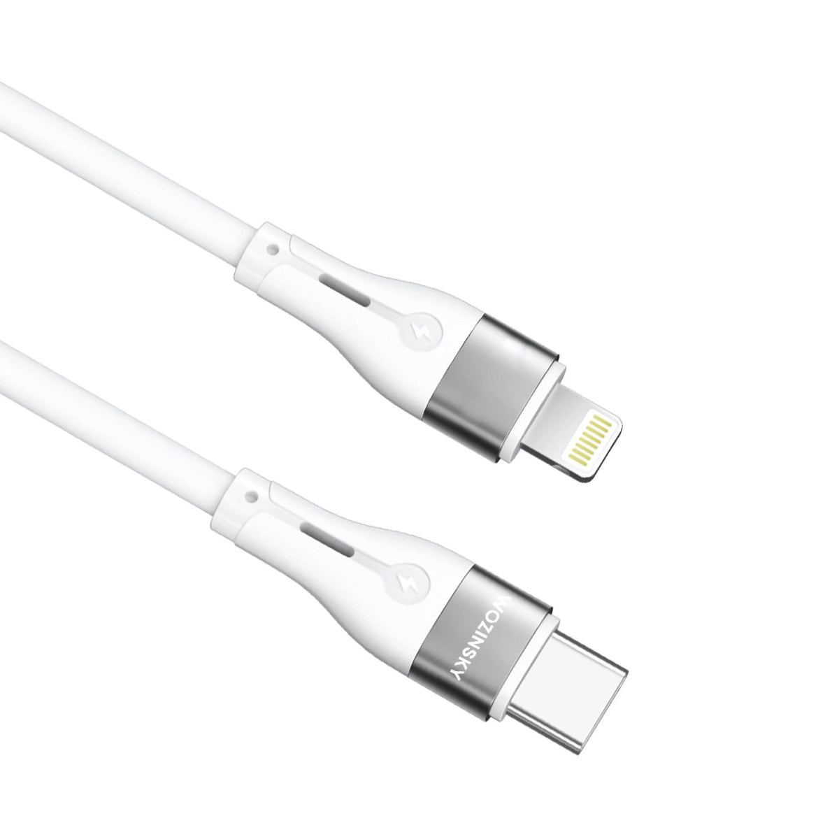 Data- og opladningskabel USB-C - Lightning WZK WSTCL1, 27W, 1m, Hvid
