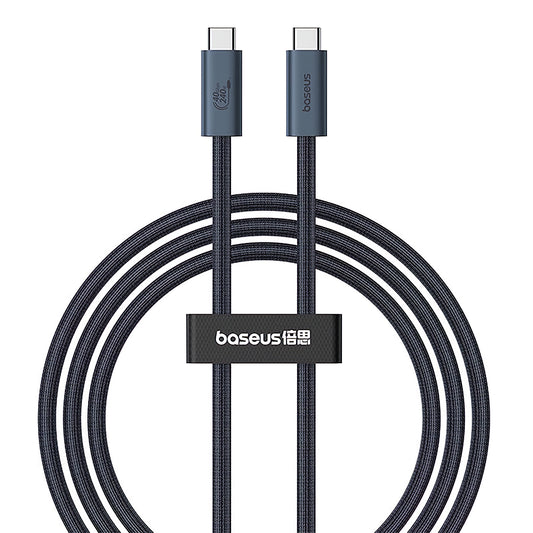USB-C - USB-C Baseus Flash Series II data- og opladningskabel, 240W, 1m, Sort P10311803111-00