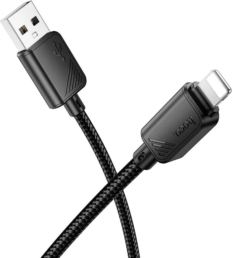 Data- og opladningskabel USB-A - Lightning HOCO X113, 18W, 1m, Sort