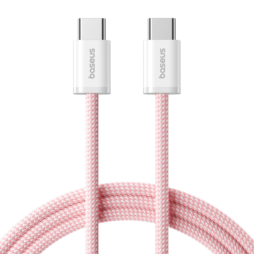 Data- og opladningskabel USB-C - USB-C Baseus Dynamic 4 Series, 100W, 1m, Pink P10381400411-00