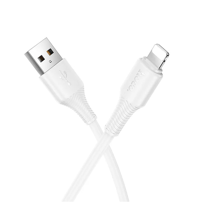 Data- og opladningskabel USB-C - Lightning HOCO X120, 20W, 1m, Hvid