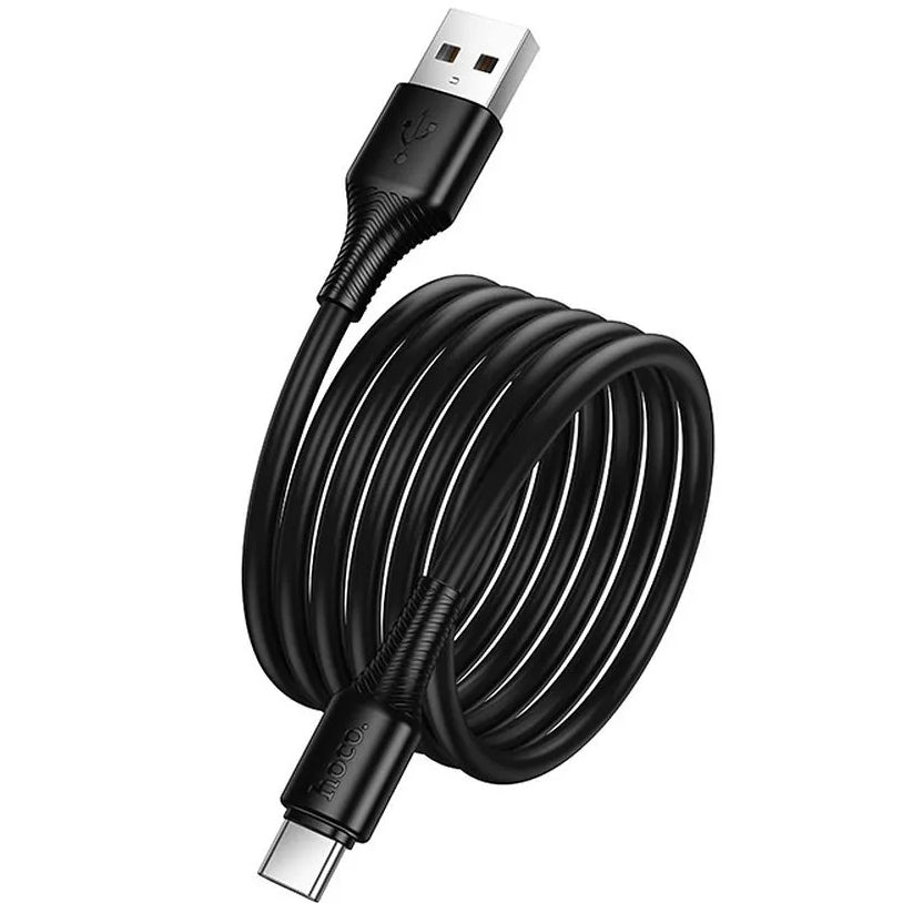 Data- og opladningskabel USB-A - USB-C HOCO X120, 60W, 1m, Sort