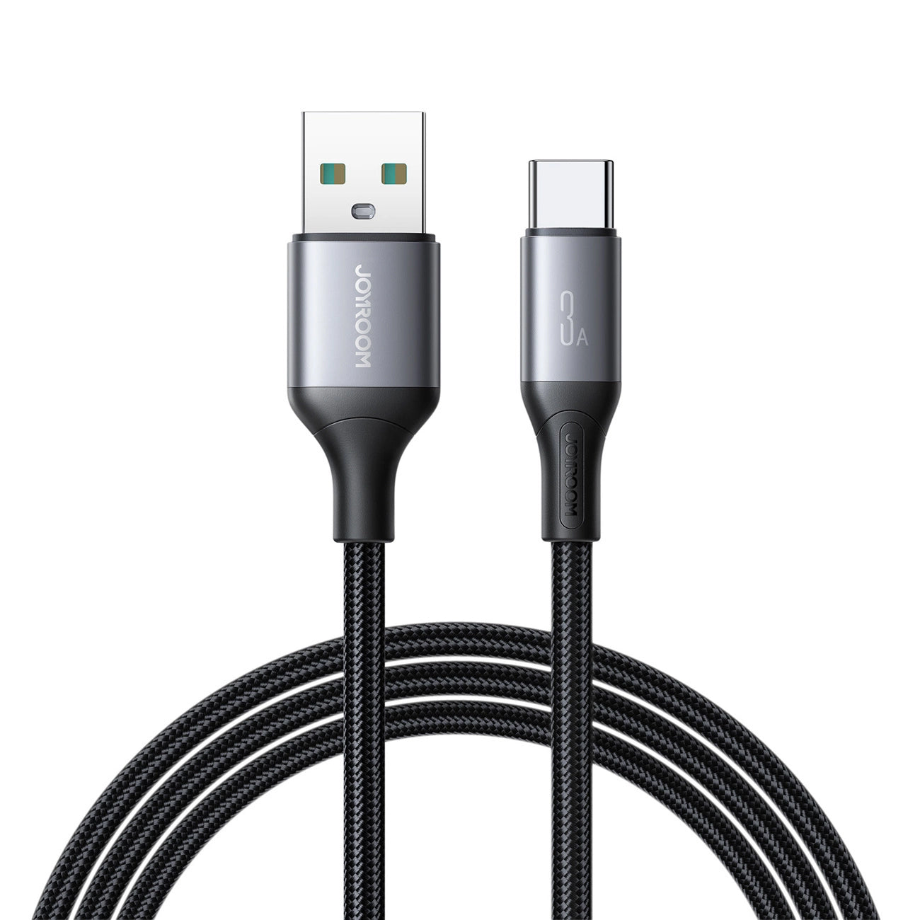 Data- og opladningskabel USB-A - USB-C Joyroom S-A28 Flash, 30W, 2m, Sort