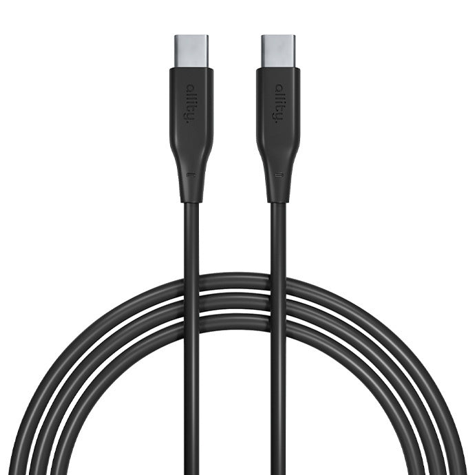 USB-C Data og Opladningskabel - USB-C Allity. AUC-02, 100W, 2m, Sort