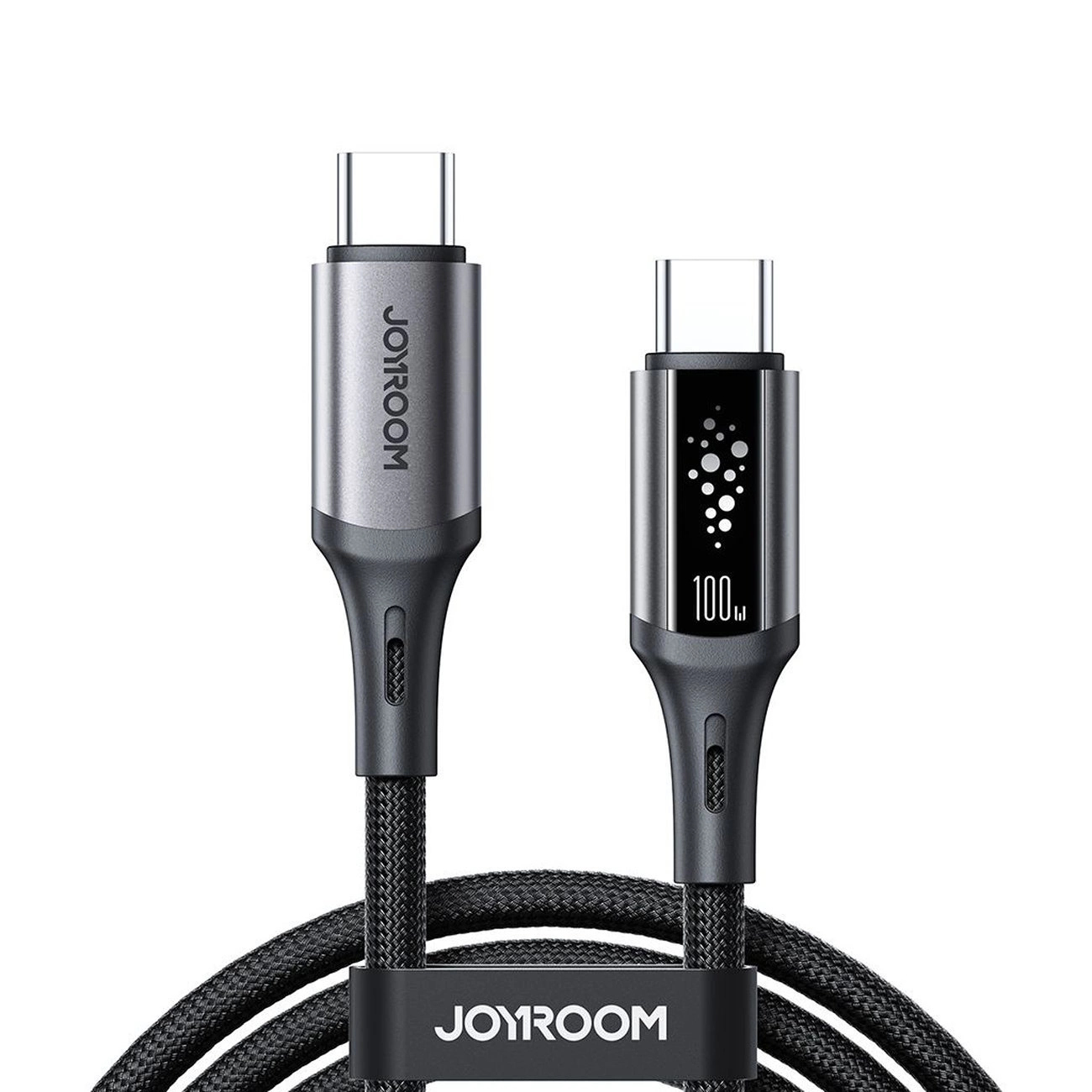 USB-C data- og opladningskabel - USB-C Joyroom S-A60 StarTalk, 100W, 1.2m, Sort