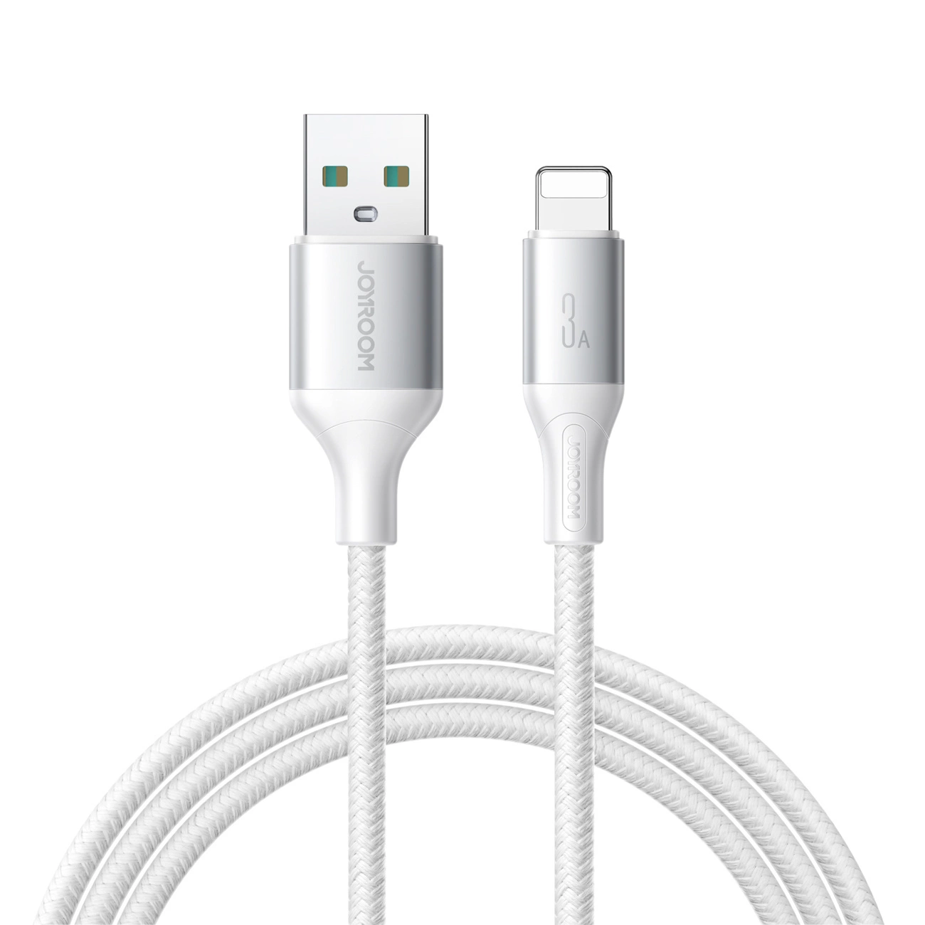 Data- og opladningskabel USB-A - Lightning Joyroom S-A28 Flash, 18W, 1m, Hvid